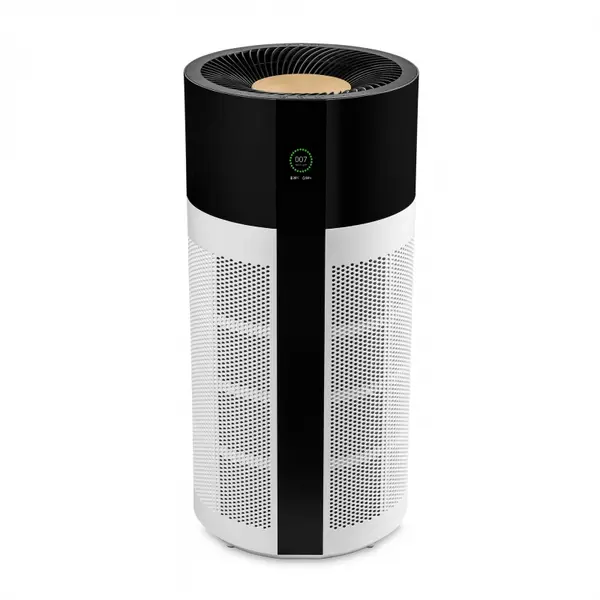 Purificator de aer DUUX Tube, Filtru TRUE HEPA si Carbon Activ, Ionizare, Senzor PM2.5, Control prin Aplicatie, Higrotermometru