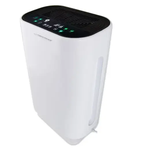 Purificator de aer ESPERANZA BORA EHP003, Acoperire pana la 50 mp, Filtru HEPA, Nivel zgomot 50dB (Alb)
