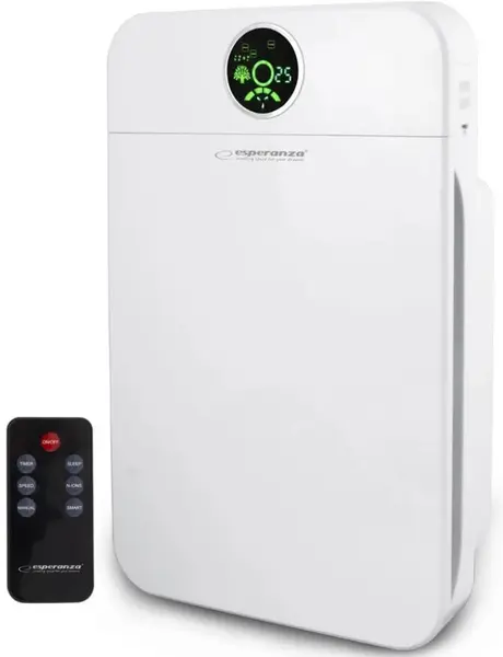 Purificator de aer Esperanza - EHP002, HEPA H11, 50 dB, alb