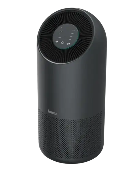 Purificator de aer Hama Smart, Filtru HEPA 13, 250 mc/h, 45 W, WiFi, Recomandat pentru incaperi de pana la 65 mp (Negru)