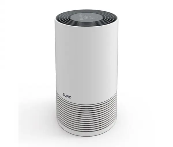 Purificator de aer Supra Exempl’air, Lampa UV-C, Ionizare, Carbune activ, HEPA, Pentru 30mp