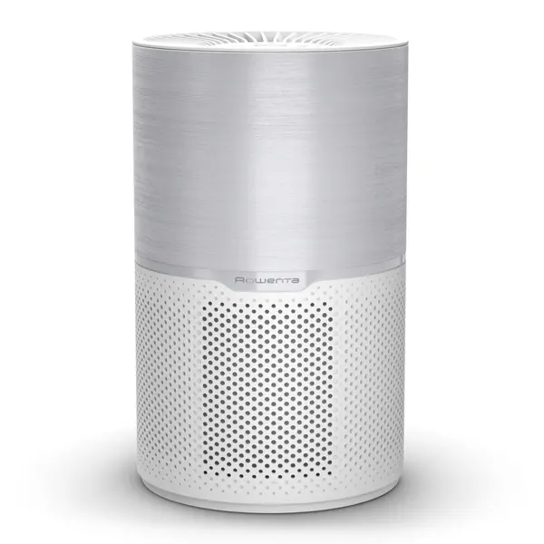 Purificator Rowenta Pure Air Compact PU2220F0 sistem de filtrare 3-in-1 HEPA 3 trepte de viteza mod auto 3 filtre functie Allergen Boost alb