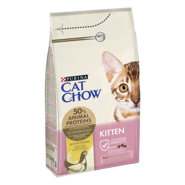 PURINA CAT CHOW KITTEN, Pui, 1.5 kg