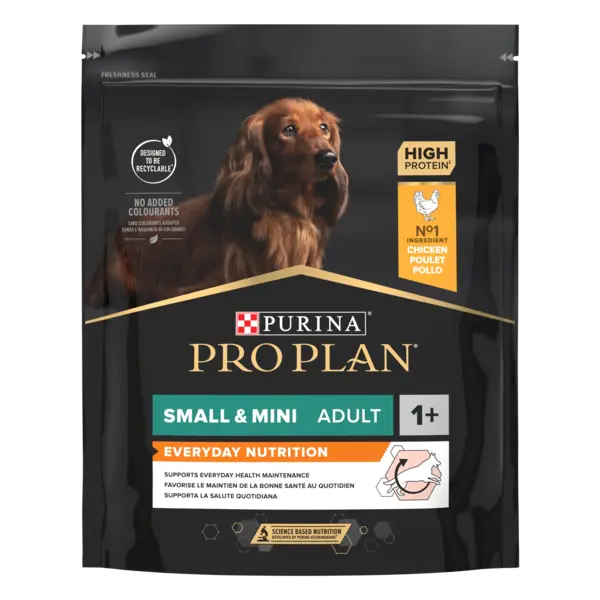 PURINA PRO PLAN ADULT Everyday Nutrition, Talie Mică și Foarte Mică, Pui, 700 g