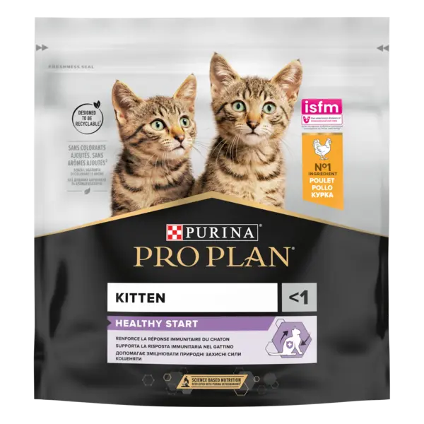 ​PURINA PRO PLAN KITTEN Healthy Start, Pui, 400 g