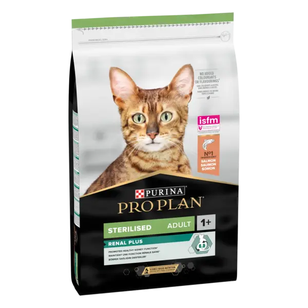 ​PURINA PRO PLAN STERILISED Renal Plus, Somon, 10 kg