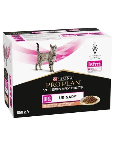 PURINA PRO PLAN Veterinary Diets Feline UR St/Ox Urinary cu somon 10x85 g