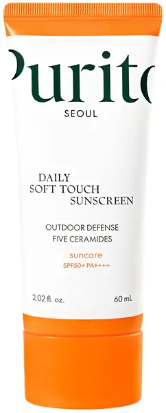 Purito Seoul Cremă solară pentru față Daily Soft Touch, SPF50+, 60 ml