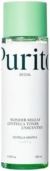 Purito Seoul Wonder Releaf Centella Toner facial, fără parfum, 200 ml