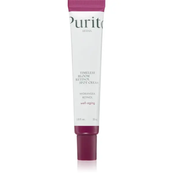 Purito Timeless Bloom Retinol Spot Cream tratament local impotriva ridurilor din zona ochilor 30 ml