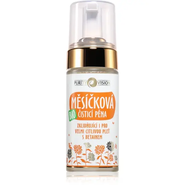 Purity Vision BIO Calendula Cleansing Foam spuma de curatare revigoranta 90 ml