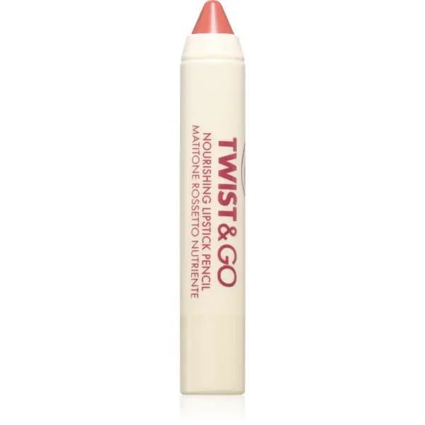 puroBIO Cosmetics Twist&Go ruj nutritiv in creion culoare Peach Nude 2.9 g