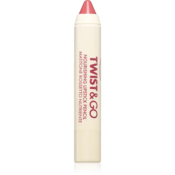 puroBIO Cosmetics Twist&Go ruj nutritiv in creion culoare Pink Sand 2.9 g