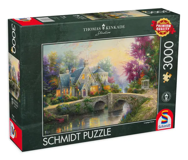 Puzze Schmidt din 3000 de piese - Thomas Kinkade Lamplight Manor
