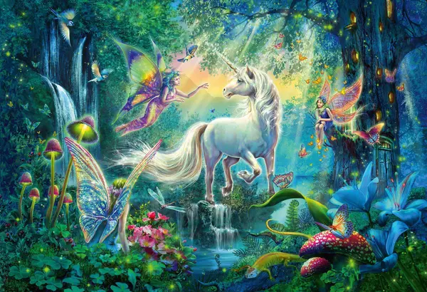 Puzzle 100 piese - Mythical Kingdom | Schmidt