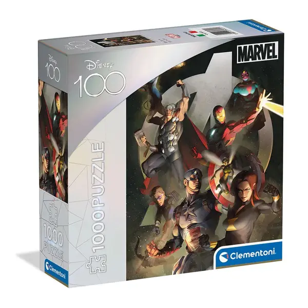 Puzzle 1000 piese Clementoni Disney 100 Marvel Avengers 39721