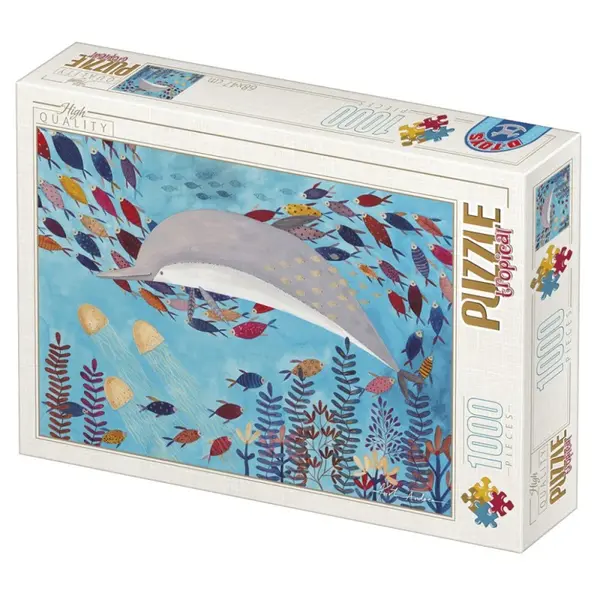 Puzzle 1000 Piese D-Toys, Pesti Exotici de Kurti Andrea