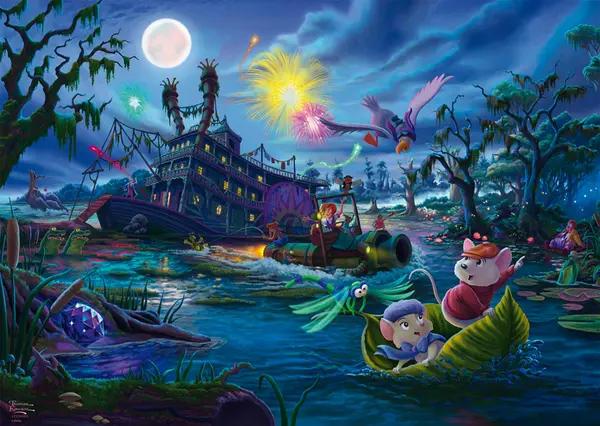 Puzzle 1000 piese - Disney - Micii salvatori | Schmidt