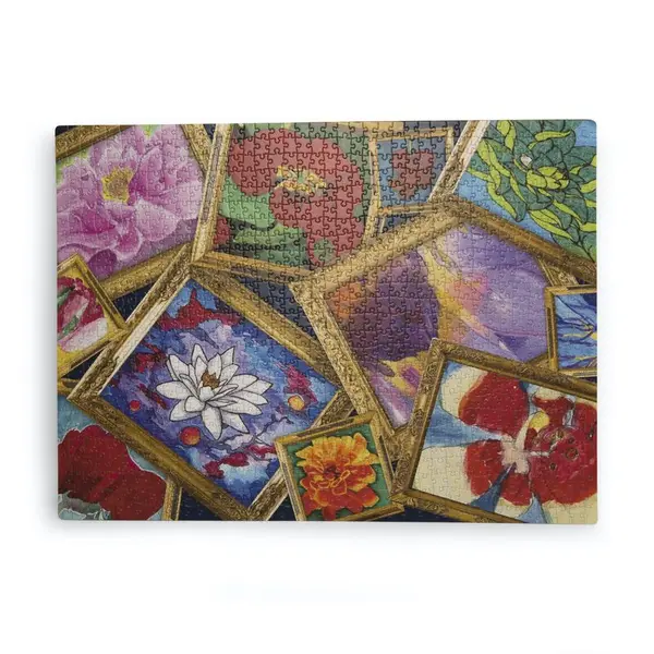 Puzzle 1000 piese - Flower Power | Kikkerland