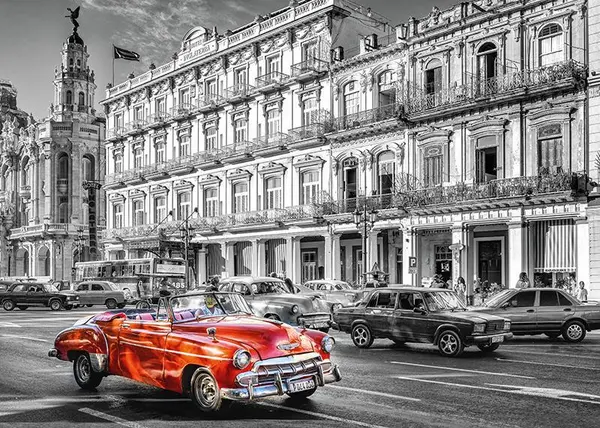 Puzzle 1000 piese - Paseo de Marti in Havana | Timaro