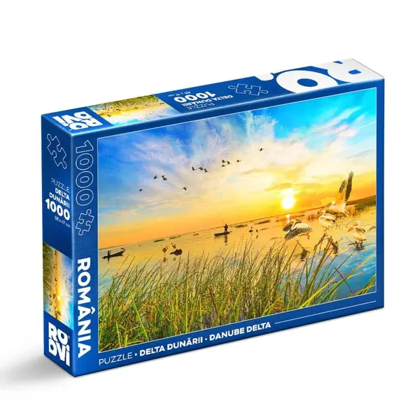Puzzle 1000 Piese Roovi, Delta Dunarii