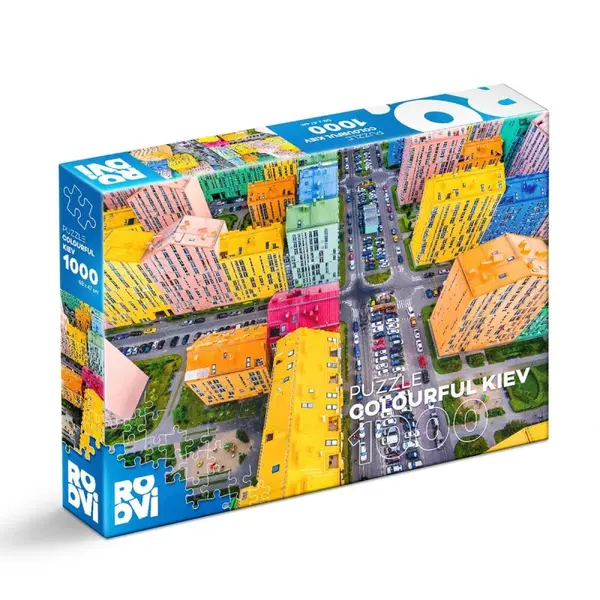 Puzzle 1000 Piese Roovi, Kievul Colorat