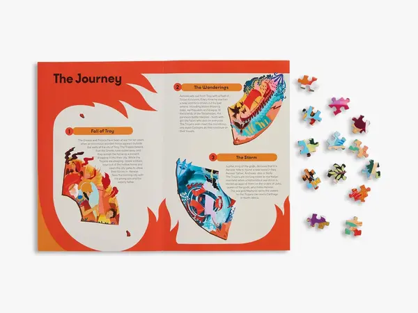 Puzzle 1000 piese - The Story of Rome in 1000 Pieces | Thames & Hudson