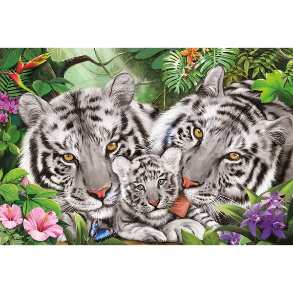 Puzzle 150 de piese - Tiger Family | Schmidt