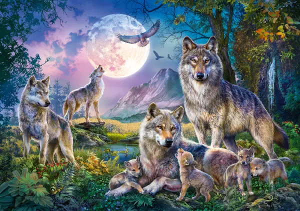 Puzzle 1500 piese - Wolves | Schmidt