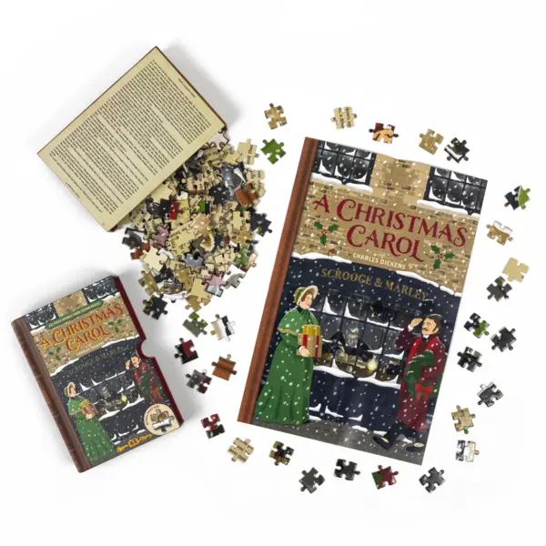 Puzzle 256 piese - A Christmas Carol, Double-Sided | Professor Puzzle