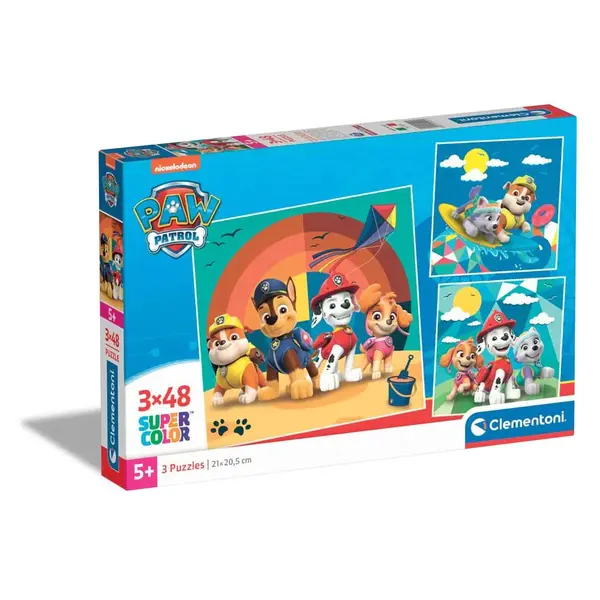 Puzzle 3 x 48 piese Clementoni Paw Patrol 25291