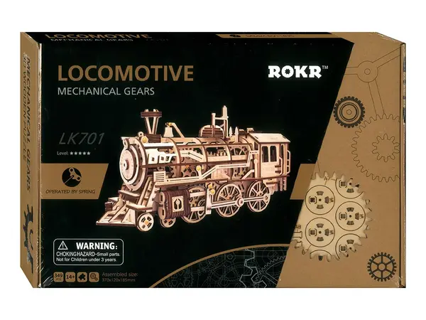 Puzzle 349 piese - Locomotive | Robotime
