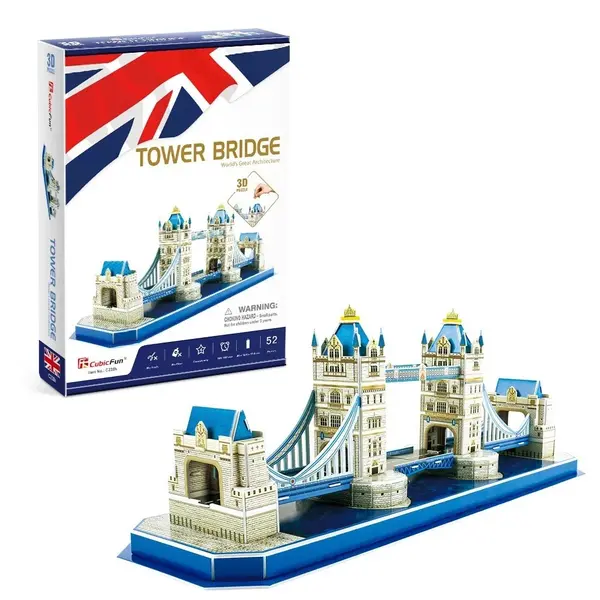 Puzzle 3D Cubic Fun Tower Bridge