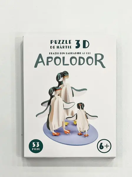 Puzzle 3D din hârtie: Frații din Labrador ai lui APOLODOR (53 piese)