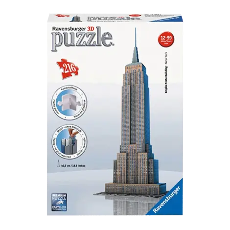Puzzle 3d empire state building 216 piese
