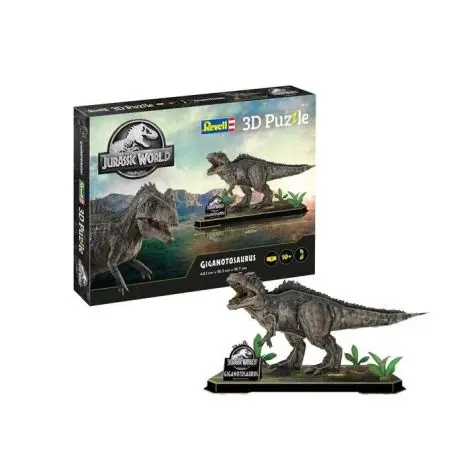 Puzzle 3d jurassic world renasterea gigantozaur!