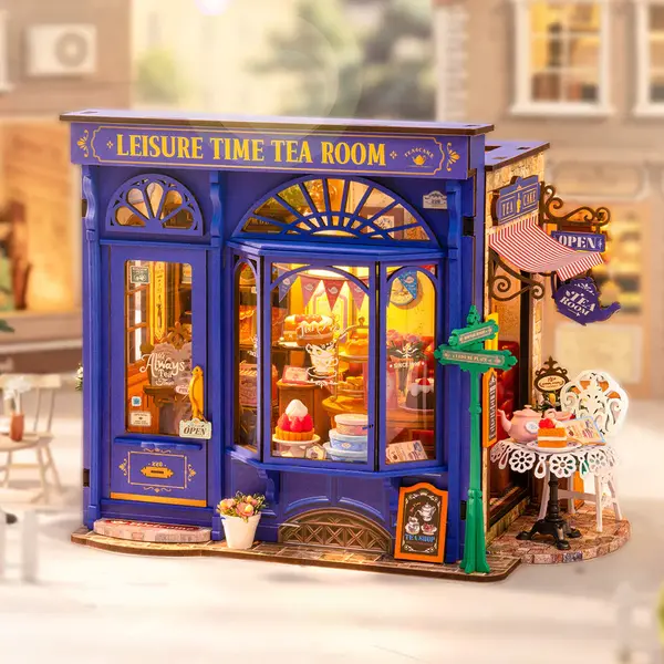 Puzzle 3D - Minicasuta - Leisure Time Tea Room | Robotime