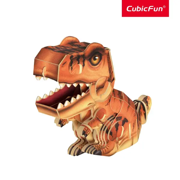 Puzzle 3D - National Geographic - Dinozaur Tiranozaur, 47 piese | CubicFun