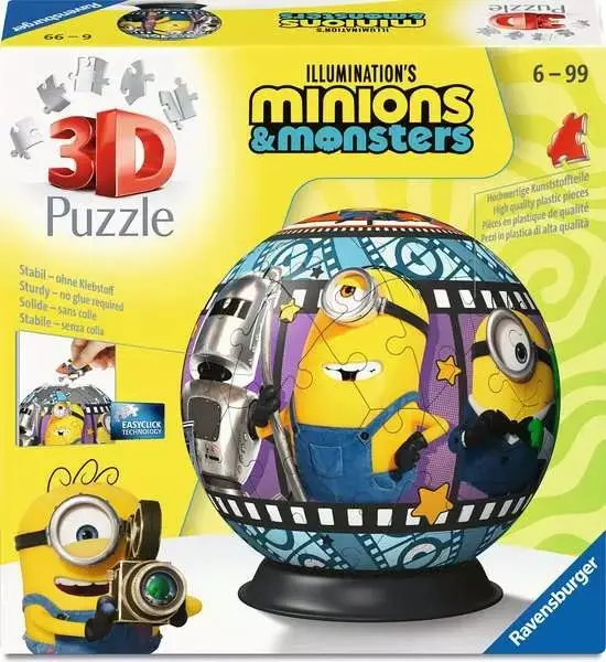 Puzzle 3D Ravensburger din 72 piese - Minions 3