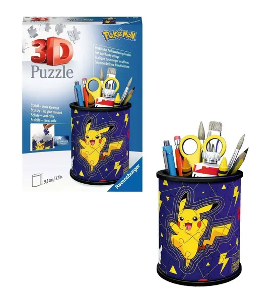 Puzzle 3D Ravensburger suport pixuri Pokemon 54 piese