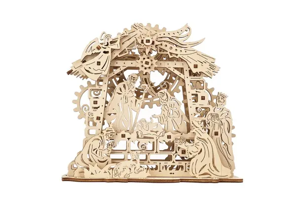 Puzzle 3D - Scena Nasterii Domnului | Ugears