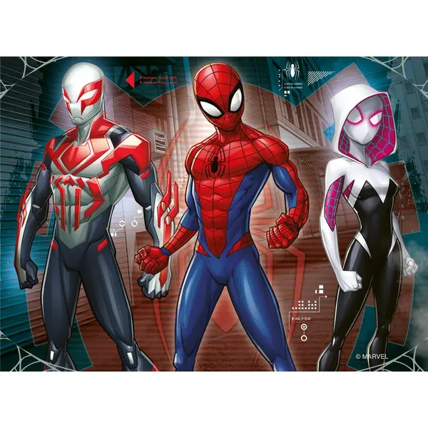 Puzzle 4 in 1 - Marvel Spiderman, 72 piese | Ravensburger