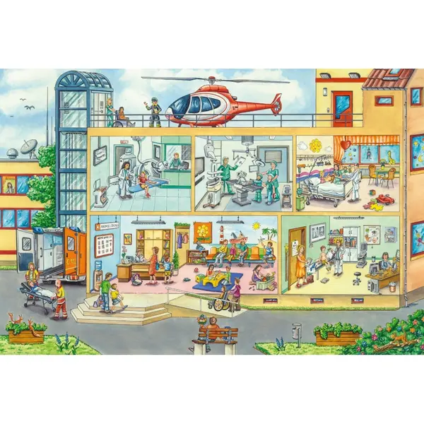 Puzzle 40 piese - At The Children’s Hospital | Schmidt