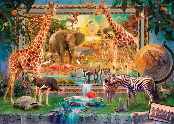 Puzzle 4000 piese - Savana Coming to Life | Educa