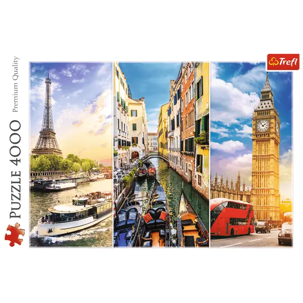 Puzzle 4000 piese - Trip Around Europe | Trefl
