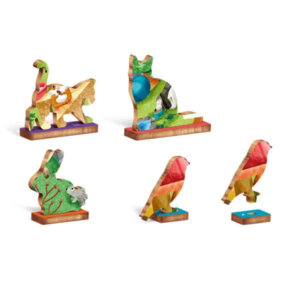 Puzzle 48 piese - Animale de companie | Ludattica