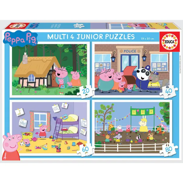 Puzzle 4in1 - Baby Peppa Pig | Educa