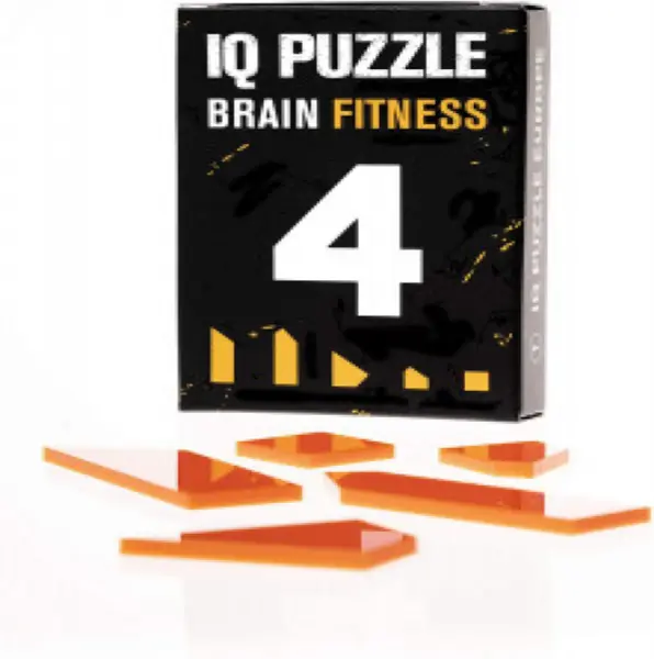Puzzle 5 piese - Cifra 4 | IQ Puzzle