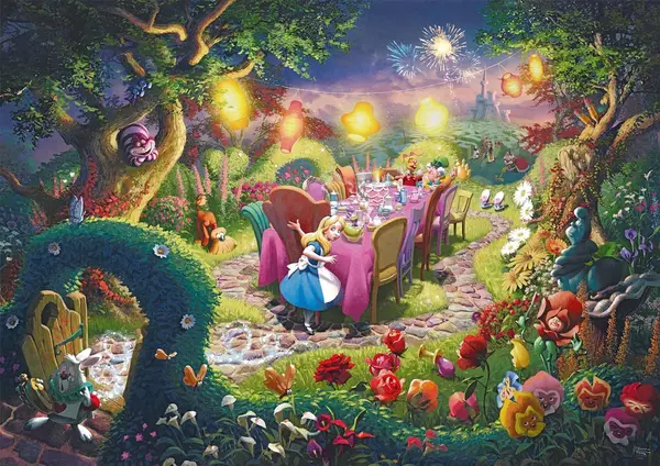 Puzzle 6000 de piese - Disney Mad Hatter's Tea Party | Schmidt
