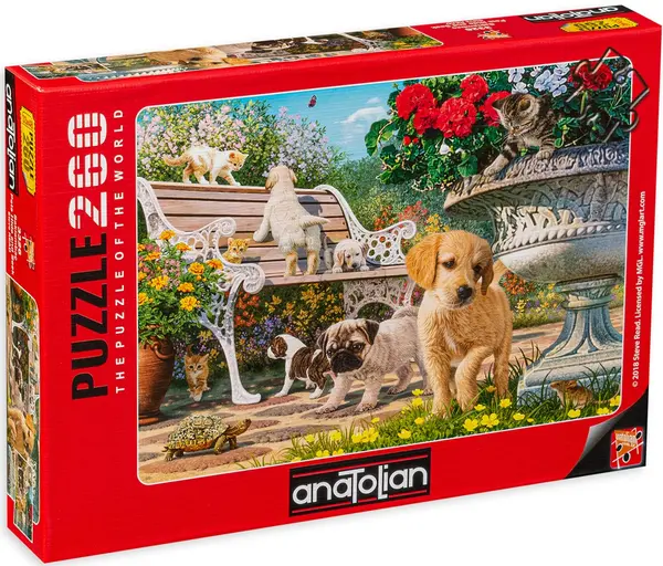 Puzzle Anatolian din 260 de piese - Animale de companie, Steve Reed